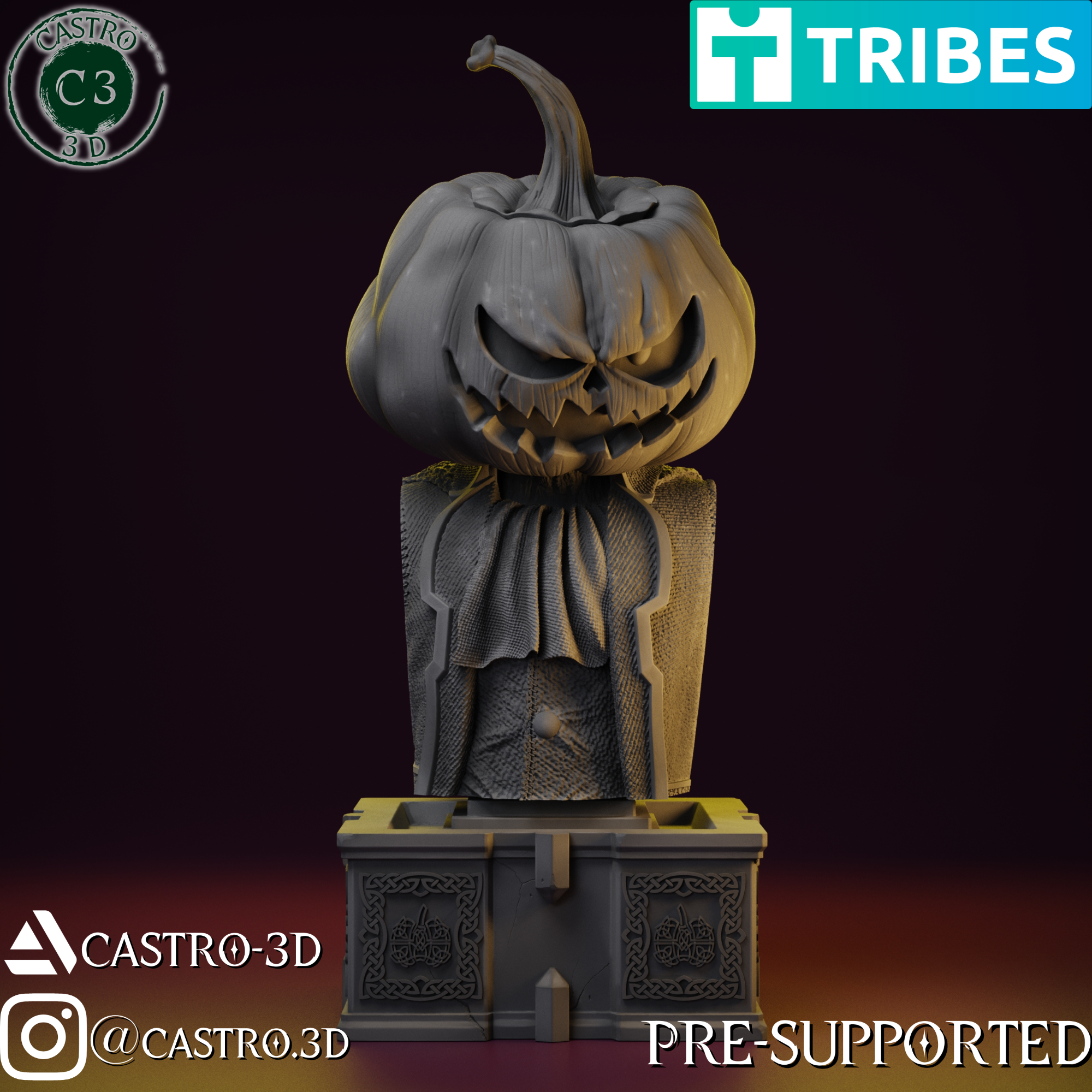 Jack-o'-Bard - Halloween BUST